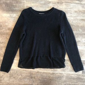 Banana Republic Black Crew Neck Sweater